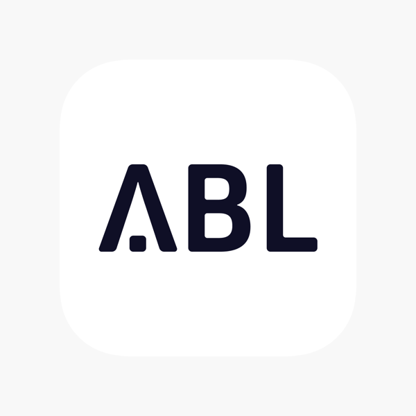 Logo von ABL, bestehend aus den Buchstaben A, B und L in dunkler Schrift auf hellem Hintergrund.